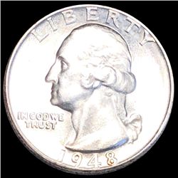 1948-D Washington Quarter CLOSELY UNCIRCULATED