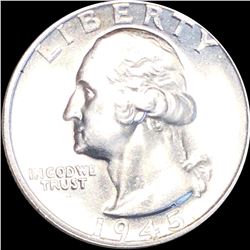 1945 Washington Silver Quarter UNCIRCULATED