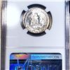 Image 2 : 1958 Washington Silver Quarter NGC - MS66