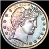 Image 1 : 1895 Barber Silver Quarter UNCIRCULATED