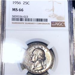 1956 Washington Silver Quarter NGC - MS66