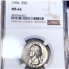 Image 1 : 1956 Washington Silver Quarter NGC - MS66