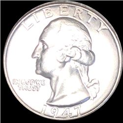 1847 Washington Silver Quarter UNCIRCULATED