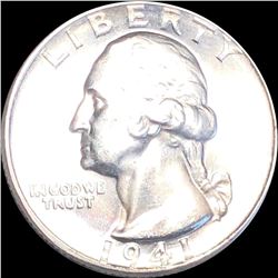 1941-D Washington Silver Quarter UNCIRCULATED