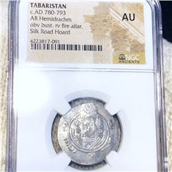 Tabaristan 780-793 AD Coin NGC - AU