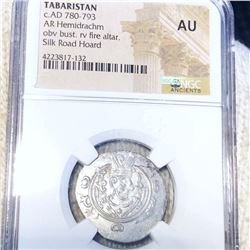 Tabaristan 780-793 AD Coin NGC - AU