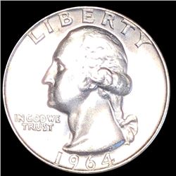 1964-D Washington Silver Quarter UNCIRCULATED