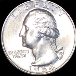 1964-D Washington Silver Quarter UNCIRCULATED