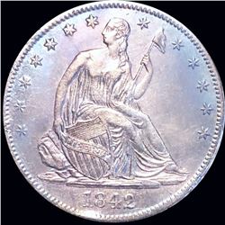 1842-O Seated Half Dollar UNCIRCULATED