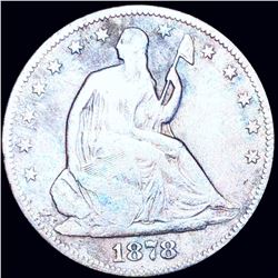 1878-CC Seated Half Dollar NICELY CIRCULATED