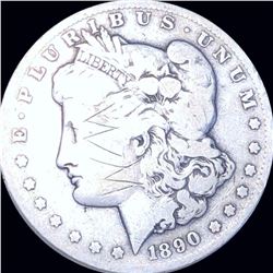 1890-CC Morgan Silver Dollar NICELY CIRCULATED