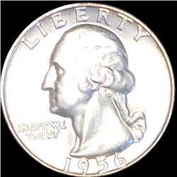 1956-D Washington Silver Quarter UNCIRCULATED