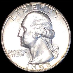 1958 Washington Silver Quarter UNCIRCULATED
