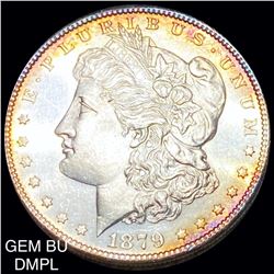 1879-S Morgan Silver Dollar GEM BU DMPL