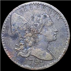 1794 Liberty Cap Large Cent XF+