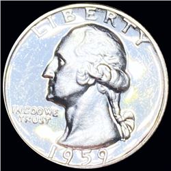 1959 Washington Silver Quarter GEM PROOF
