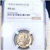 Image 1 : 1938-D Buffalo Head Nickel NGC - MS66