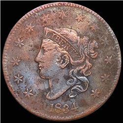 1834 Coronet Head Large Cent LIGHTLY CIRCULATED