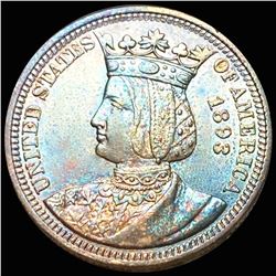 1893 Isabella Silver Quarter UNCIRCULATED