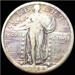 1918-S Standing Liberty Quarter LIGHTLY CIRCULATED
