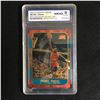 Image 1 : 1996-97 FLEER POLYCHROME MICHAEL JORDAN 10th ANNIVERSARY ROOKIE CARD REFRACTOR GOLD