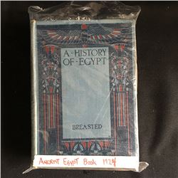 A HISTORY OF EGYPT ANCIENT BOOK (BREASTED) 1924