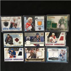 GAME JERSEY HOCKEY CARD LOT