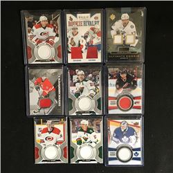 GAME JERSEY HOCKEY CARD LOT