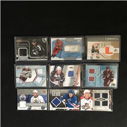 GAME JERSEY HOCKEY CARD LOT