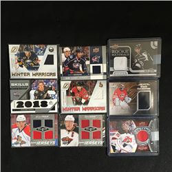 GAME JERSEY HOCKEY CARD LOT