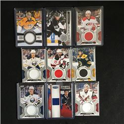 GAME JERSEY HOCKEY CARD LOT