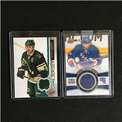 UPPER DECK GAME JERSEY HOCKEY CARD LOT (MARLEAU/ NASH)