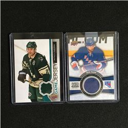 UPPER DECK GAME JERSEY HOCKEY CARD LOT (MARLEAU/ NASH)