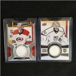 UPPER DECK GAME JERSEY HOCKEY CARD LOT (WARD/ QUICK)