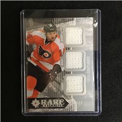 2014-15 UD ULTIMATE SEAN COUTURIER JERSEY 93/99 GAME RARE MATERIALS TRIPLE