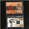 Image 1 : GAME JERSEY HOCKEY CARD LOT (LeCLAIR/ LATENDRESSE)