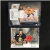 Image 1 : GAME JERSEY HOCKEY CARD LOT (RINNE/ SPEZZA)