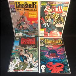 MARVEL COMICS BOOK LOT (THE PUNISHER WAR JOURNAL/ THE PUNISHER WOLVERINE...)