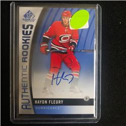 SP Game Used 2017-18 Authentic Rookies Auto - Haydn Fleury #125