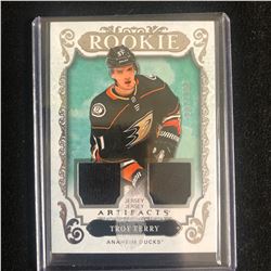 2018-19 Artifacts Troy Terry Rookie Dual Jersey 287/499