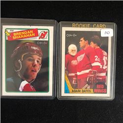 NHL STARS ROOKIE CARD LOT (SHANAHAN/ OATES)