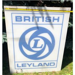 BRITISH LEYLAND ACRYLIC SIGN