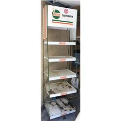 6' CASTROL TIN SUPPLY RACK