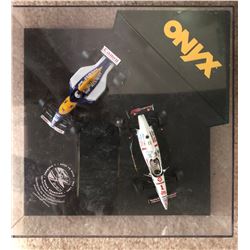 ONYX DIE-CAST TOY CARS IN DISPLAY CASE