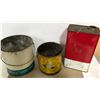 Image 2 : WHITE ROSE 1 GAL OIL TIN, 5 LB GUN GREASE & 10 LB DURMAX TINS