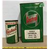 Image 1 : CASTROL MOTOR OIL & GEAR OIL TINS