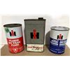 Image 1 : 3 X IH 1 QT SIZE TINS