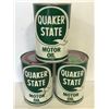 Image 1 : 3 X QUAKER STATE 1 L TINS