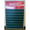 Image 1 : COCA-COLA MASONITE MENU BOARD - 16" X 24"