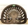 Image 1 : TORONTO 34 CAST IMPLEMENT SEAT